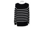 Old Navy Black Striped Sweater | S