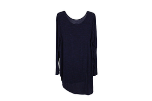 APT.9 Essentials Dark Navy Heather Top | XL
