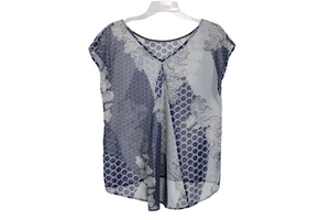 Outback Red Blue Blouse | M