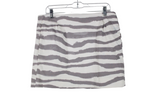 J.Crew Gray Wave Mini Skirt | 10