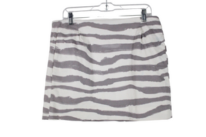 J.Crew Gray Wave Mini Skirt | 10
