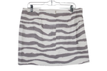 J.Crew Gray Wave Mini Skirt | 10