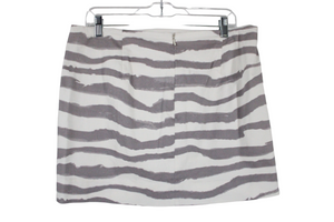 J.Crew Gray Wave Mini Skirt | 10