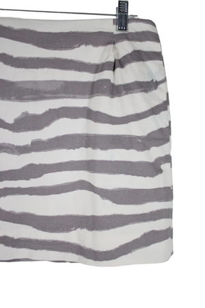 J.Crew Gray Wave Mini Skirt | 10
