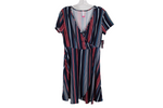 NEW No Boundaries Blue Striped Dress | XL