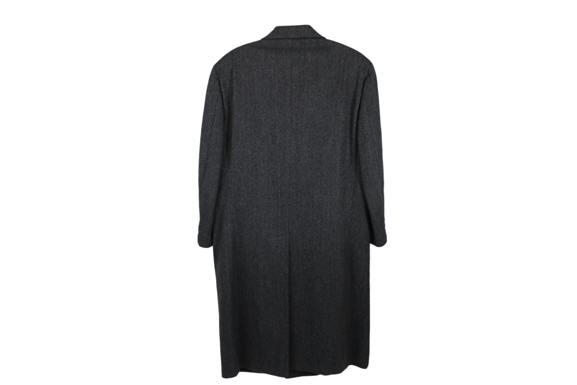 Burberry's Gray Wool Trench Coat