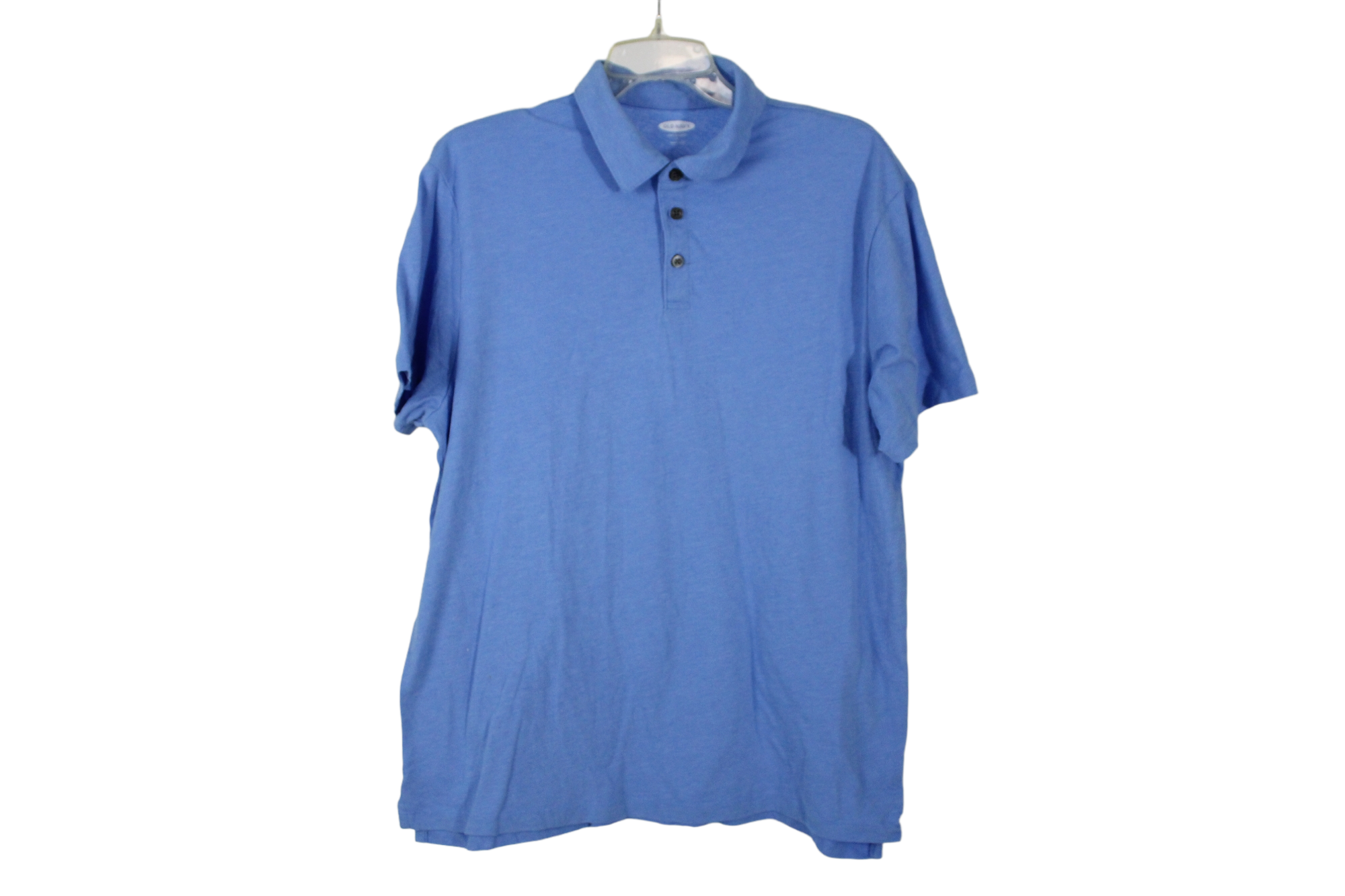 Old Navy Soft-Washed Blue Polo Shirt | L