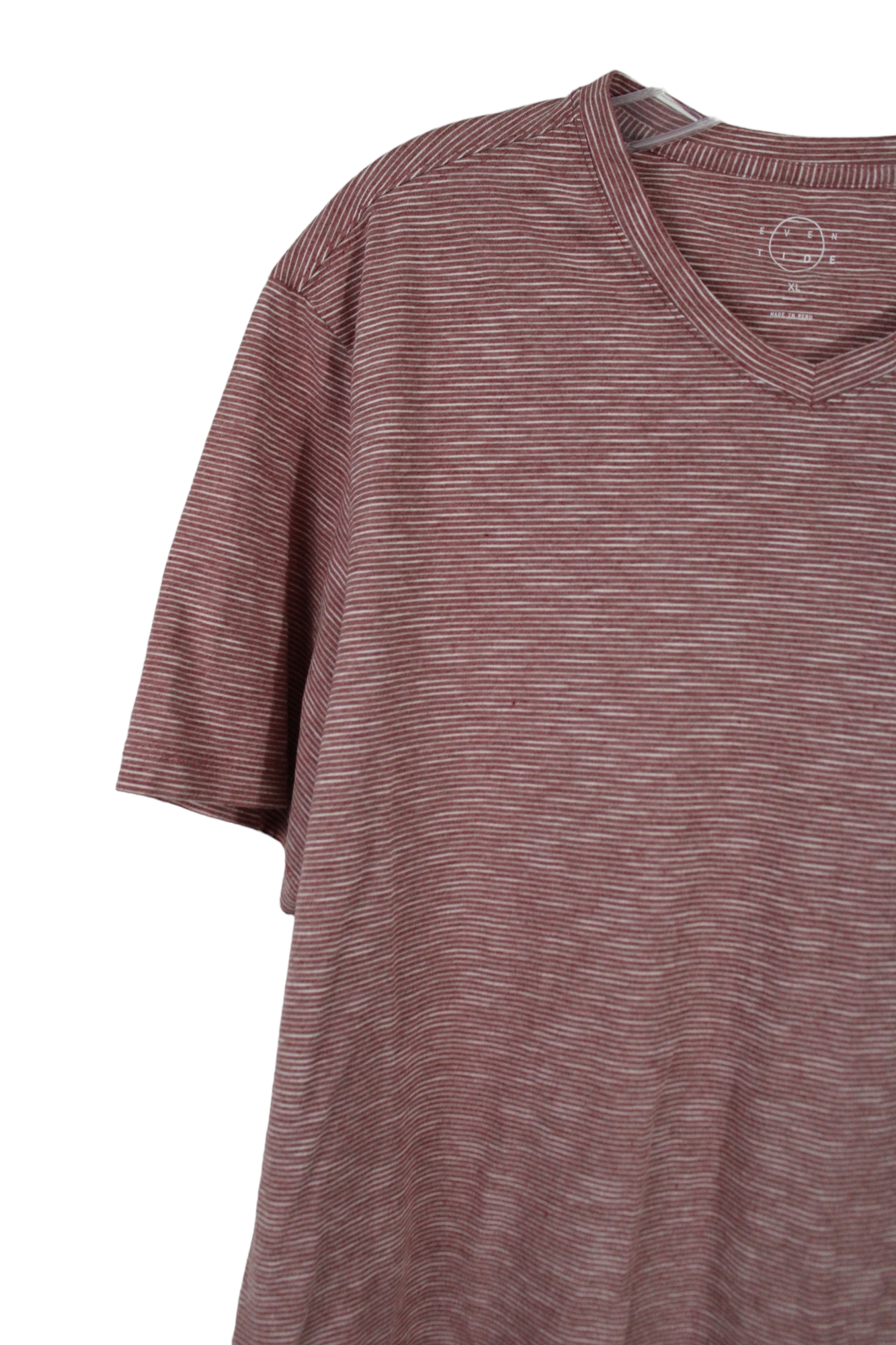 Even Tide Red Striped Tee | XL
