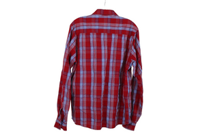 SGR Apparel Red Plaid Shirt | M
