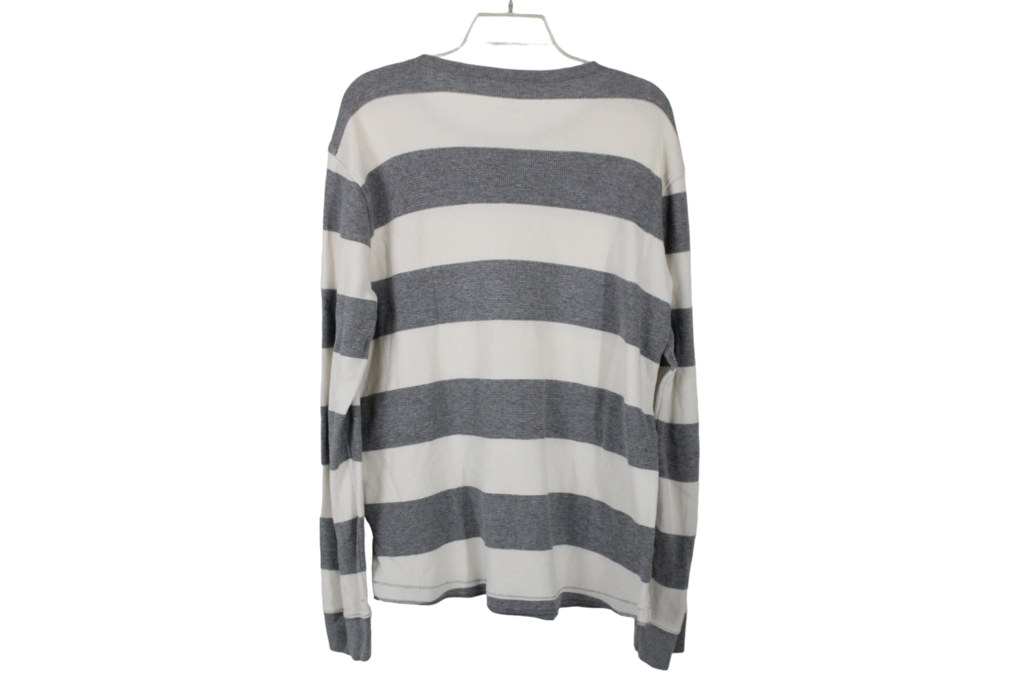 Sonoma Gray Striped Shirt | L