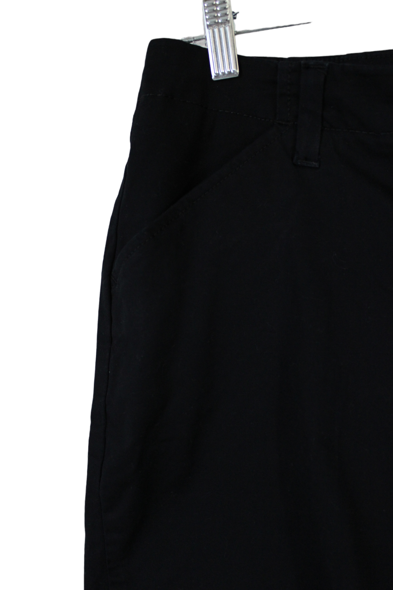 Lee Regular Fit Mid Rise Black Shorts | 14