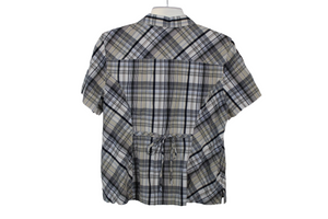 Christopher & Banks Plaid Shirt | LG Petite