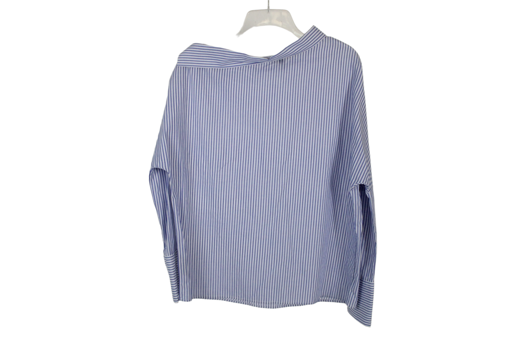 Who What Wear Blue Striped Top | XS