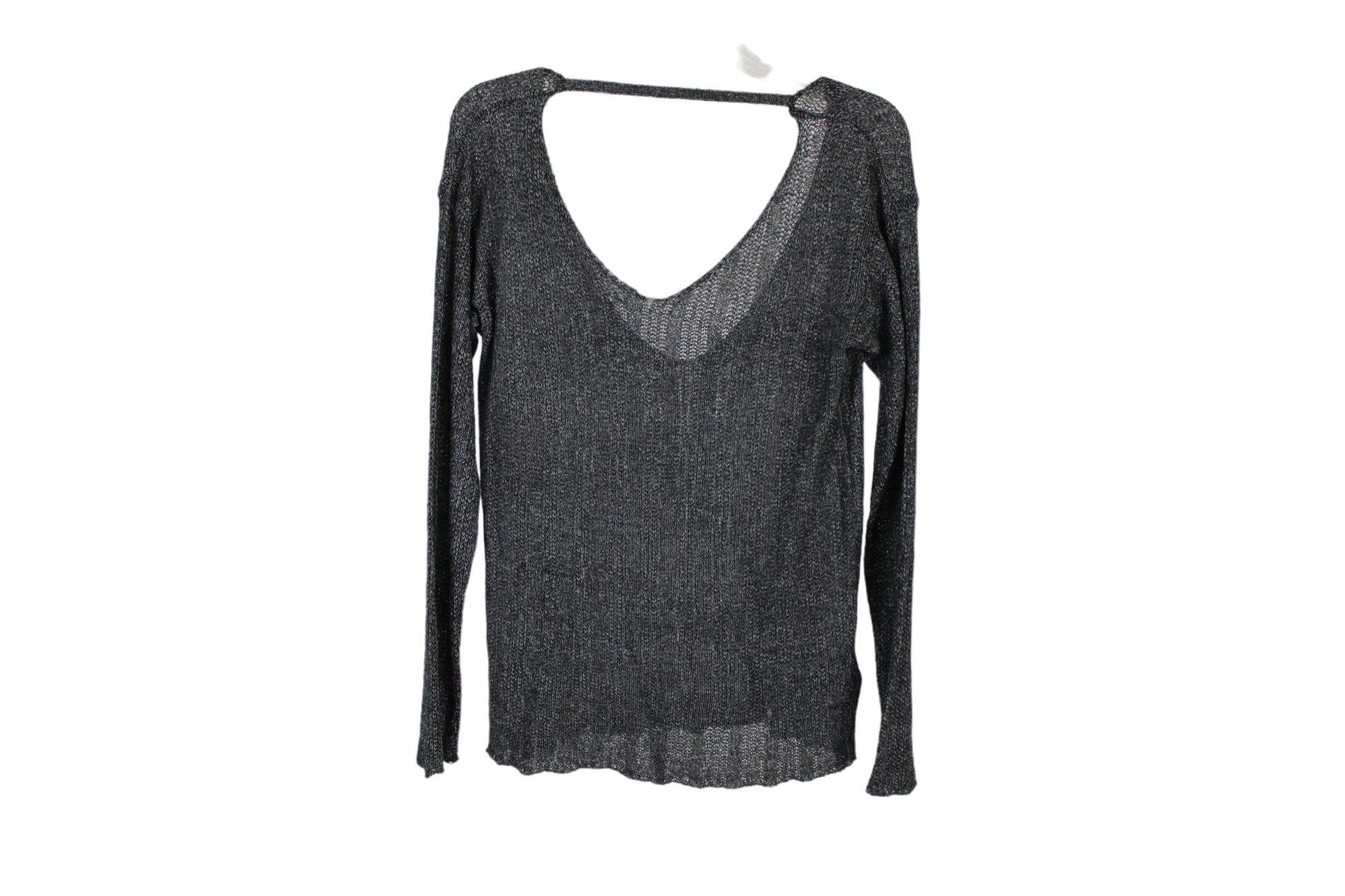 Divided Gray Knit Sweater | S