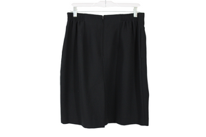 Norton McNaughton Black Skirt | 12 Petite