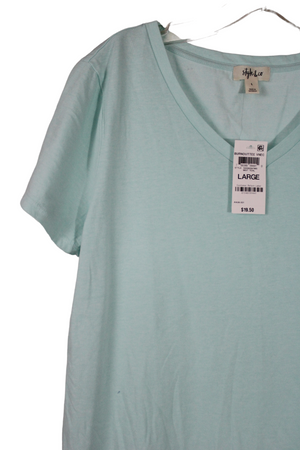 NEW Style & Co. Blue Tee | L