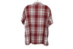 Alfred Dunner Red Plaid Button Down Shirt | 16W
