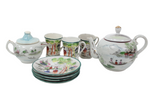 Vintage Geisha Tea Set | Set Of 9