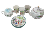 Vintage Geisha Tea Set | Set Of 9