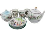 Vintage Geisha Tea Set | Set Of 9