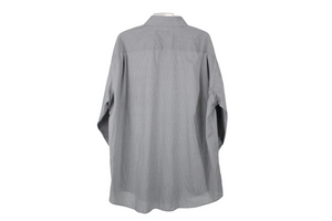 Axcess Gray Striped Button Down Shirt | 18 36-37