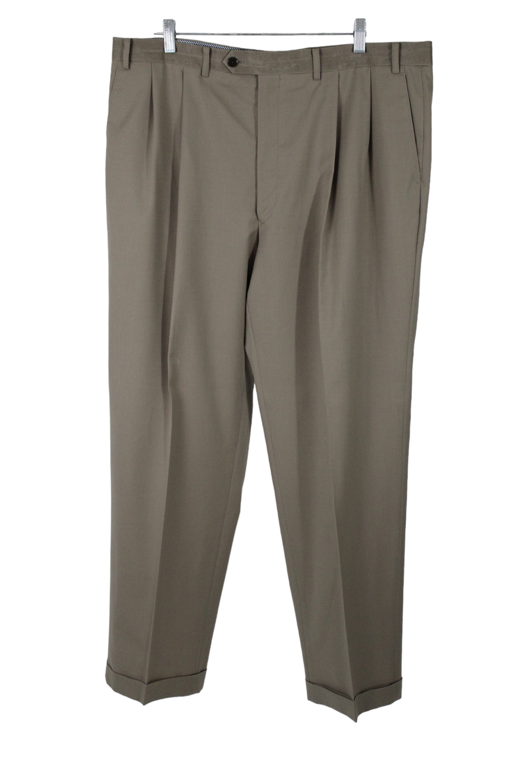 Izod Tan Wool Dress Pants | 40X32