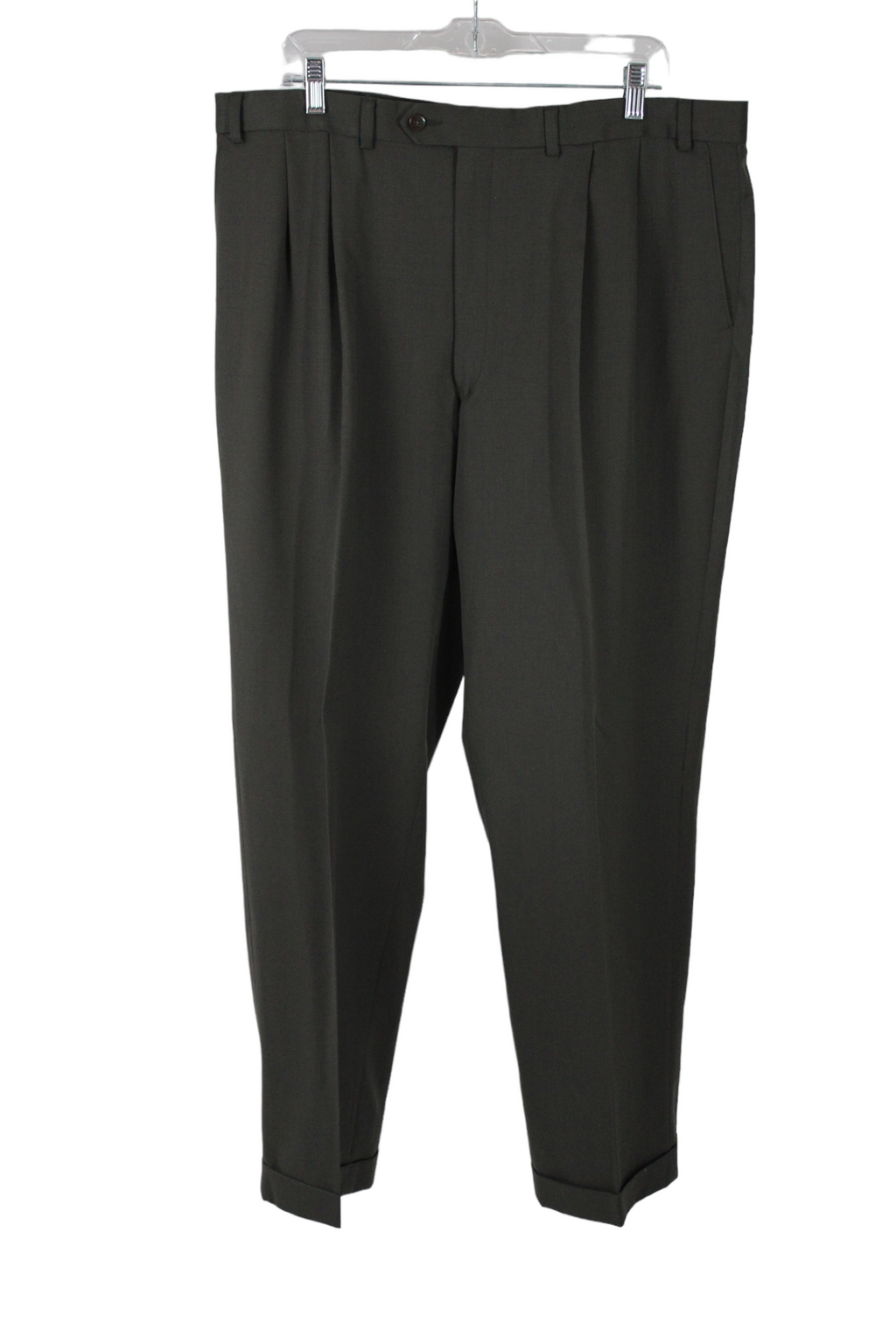Izod Gray Wool Dress Pants | 40X32