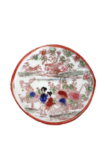 Vintage Geisha Painted Mini Plates | Set Of 3