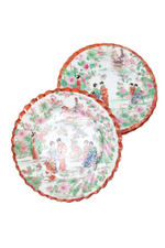 Vintage Hand Painted Japanese Geisha Plates | Set Of 3