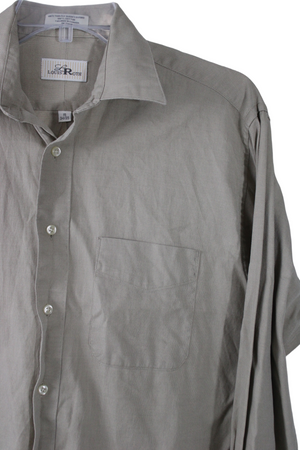 Louis Roth Tan Button Down Shirt | 15 34/35