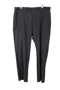 George Gray Plaid Dress Pant | 40X31