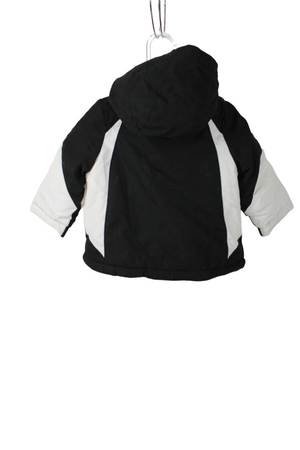 Carter's Black White Winter Coat | 12 MO