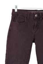 American Eagle Super Stretch X Burgundy Jeggings | 2