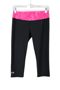 Under Armour HeatGear Black Capri Legging | S