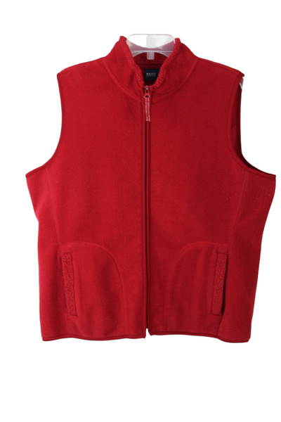 Basic Editions Red Fleece Vest