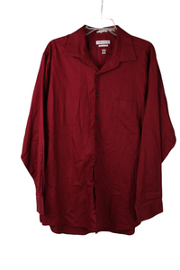 Van Heusen Red Button Down Shirt | 17 1/2 34/35