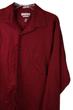 Van Heusen Red Button Down Shirt | 17 1/2 34/35