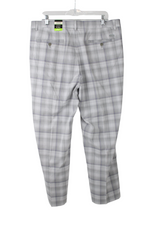 NEW Izod PerformX Gray Plaid Golf Pants | 36X30