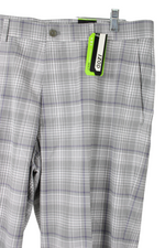 NEW Izod PerformX Gray Plaid Golf Pants | 36X30