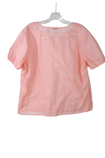 Liz Claiborne Pink Sequined Top | XL