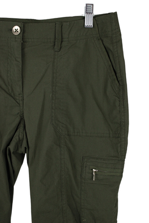Chico's Olive Green Capris | 00 (2)
