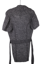 In Stitches Gray Heathered Knit Cardigan | M