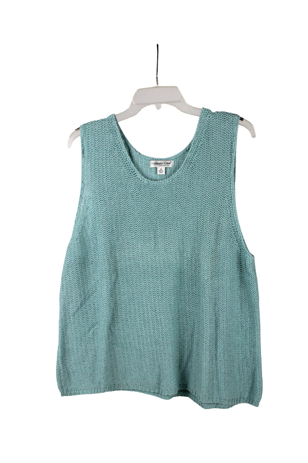 Coldwater Creek Blue Knit Tank | 3X
