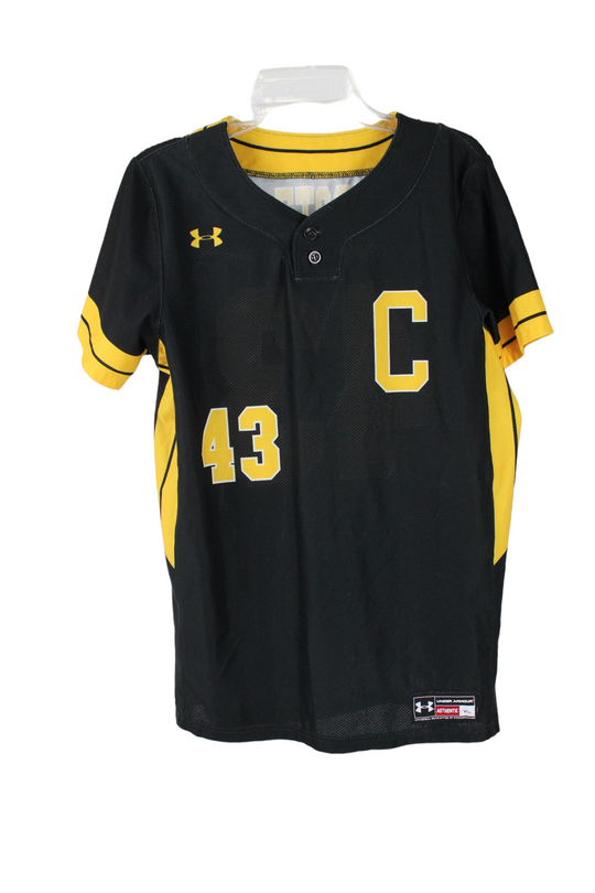 Under Armour Black #43 Brotz Jersey | Youth XL (16/18)