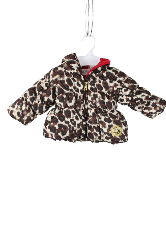 Pistachio Cheetah Print Winter Coat | 12 MO