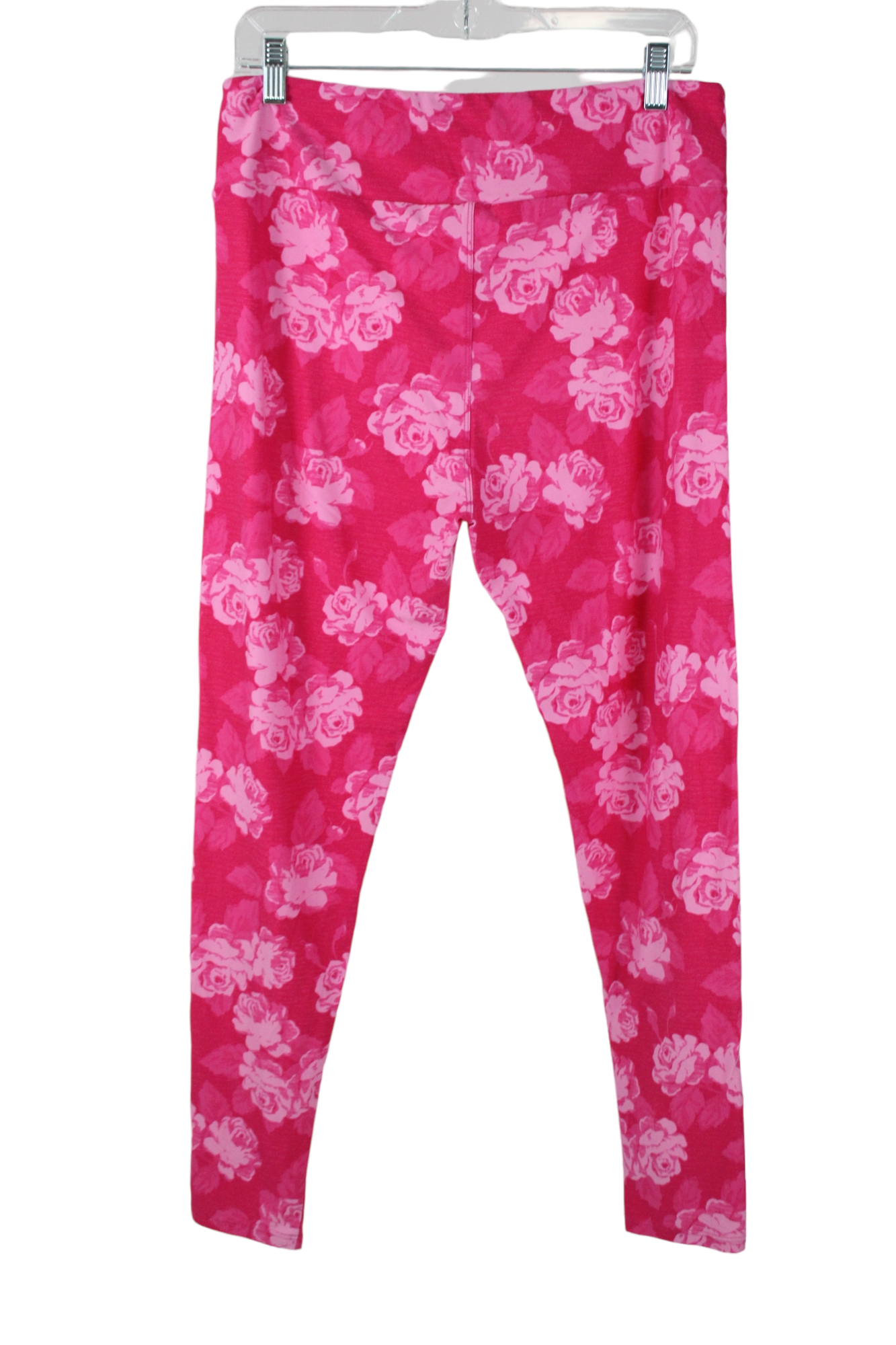 LuLaRoe Pink Roses Legging | Tall & Curvy