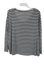 American Eagle Soft & Sexy Gray Striped Shirt | S