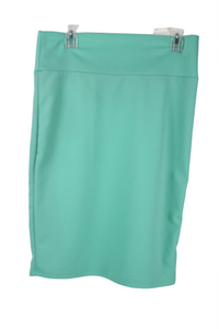 LuLaRoe Blue Fitted Skirt | L