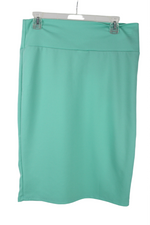 LuLaRoe Blue Fitted Skirt | L