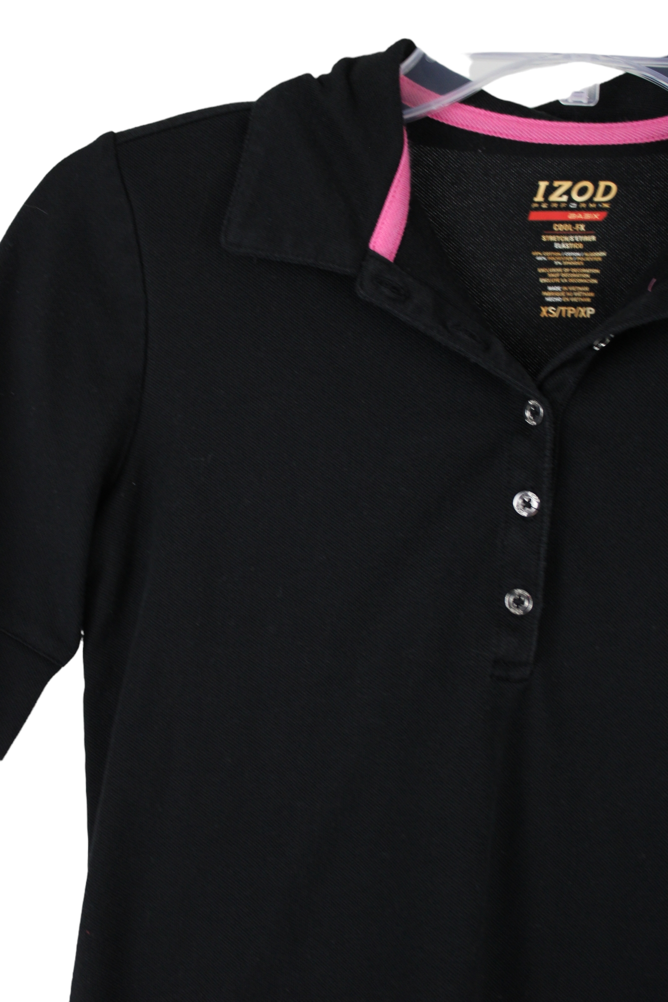 Izod Black PerformX CoolFX Polo Shirt | XS